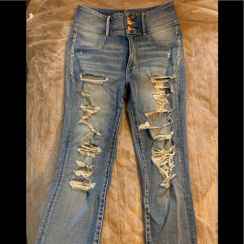 American eagle button down jeans